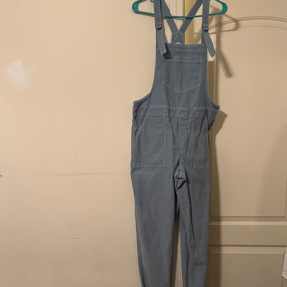 corduroy Blue overall never worn